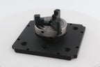 a2z Coin Chuck Jig centering a coin for laser engraving