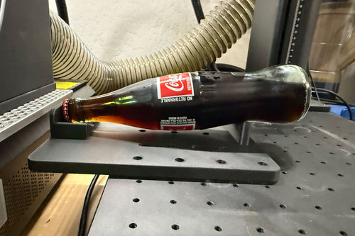 a2z custom jig example holding client product for engraving