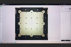 a2z Universal Base Ultra with embedded mounting holes, top view