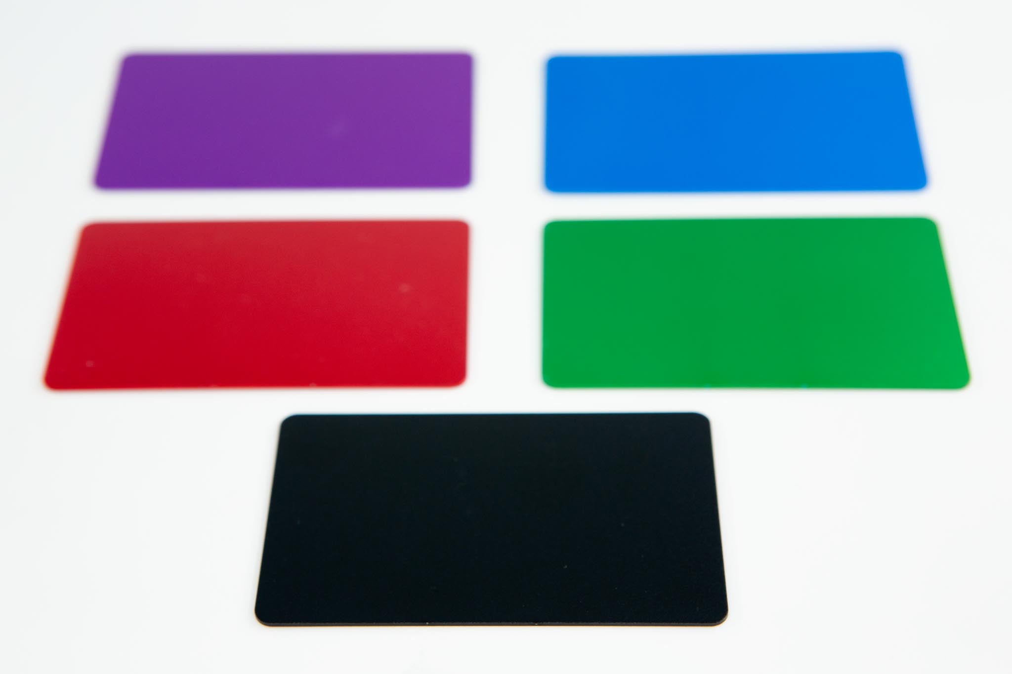 Aluminum Business Card Anodized x10