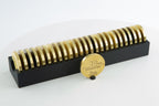 Brass Coin Blank 38mm Brushed 4mm thick