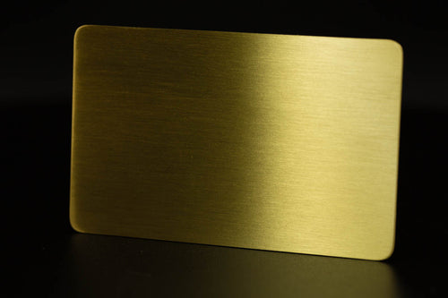 Brass Business Card