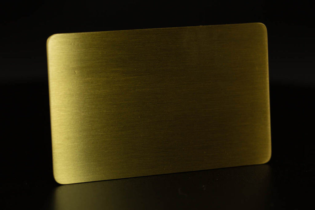 Brass Business Card