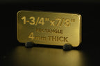 Brass Rectangle Blank Small