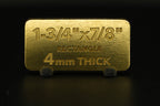 Brass Rectangle Blank Small