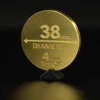 Brass Coin Blank 38mm