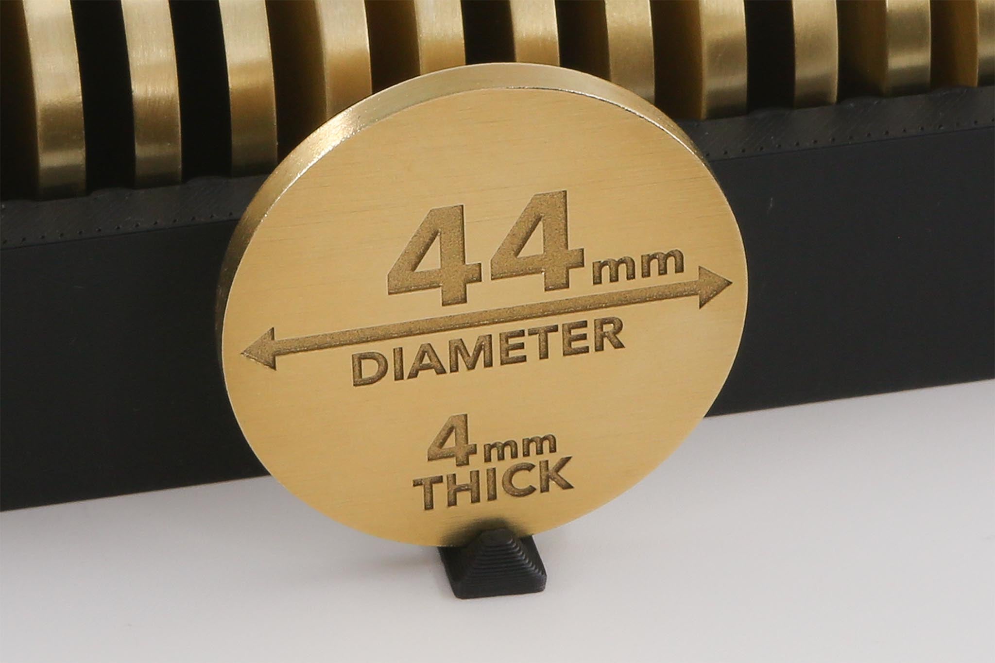 Brass Coin Blank 44mm