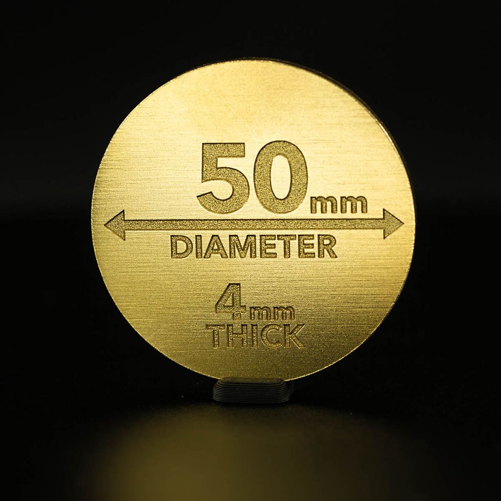 Brass Coin Blank 50mm