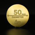 Brass Coin Blank 50mm