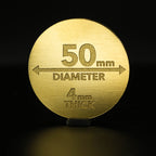 Brass Coin Blank 50mm