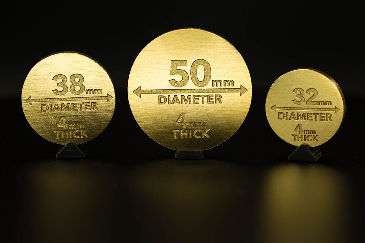 Brass Coin Blank 38mm