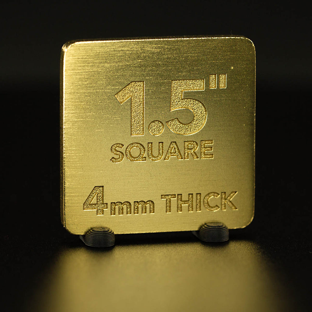 Brass Square Blank 1.5 inches