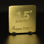 Brass Square Blank 1.5 inches